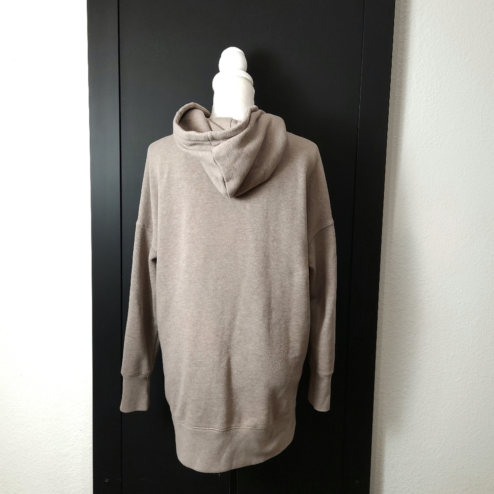 Aerie Beige Oversized Hoodie With Zippers on The Side Size Small - Picture 7 of 12